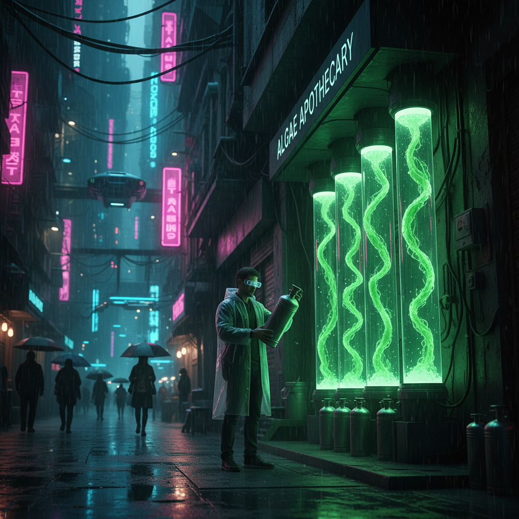 Emerald Veins of Neo-Kyoto