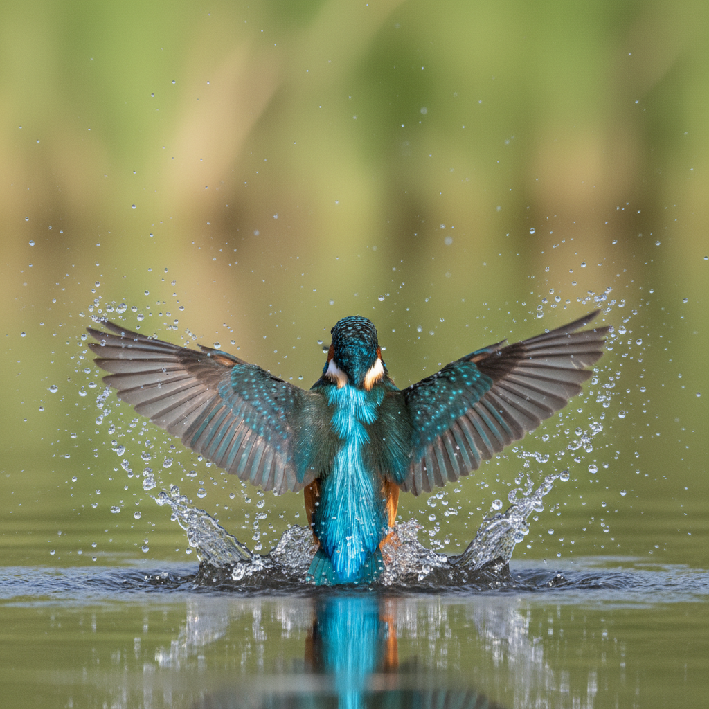 The Sapphire Dive: Kingfisher's Impact