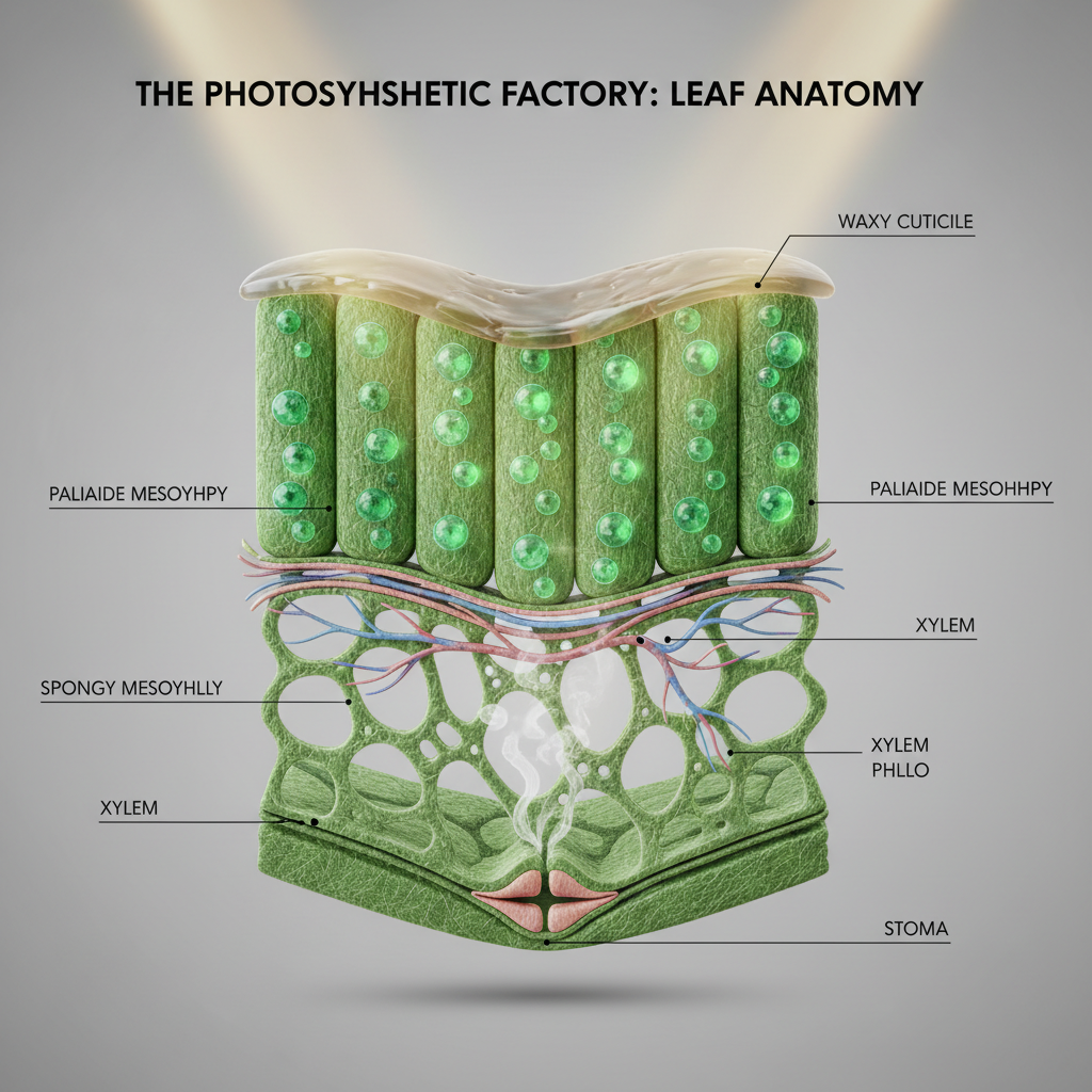 The Photosynthetic Factory: Leaf Anatomy