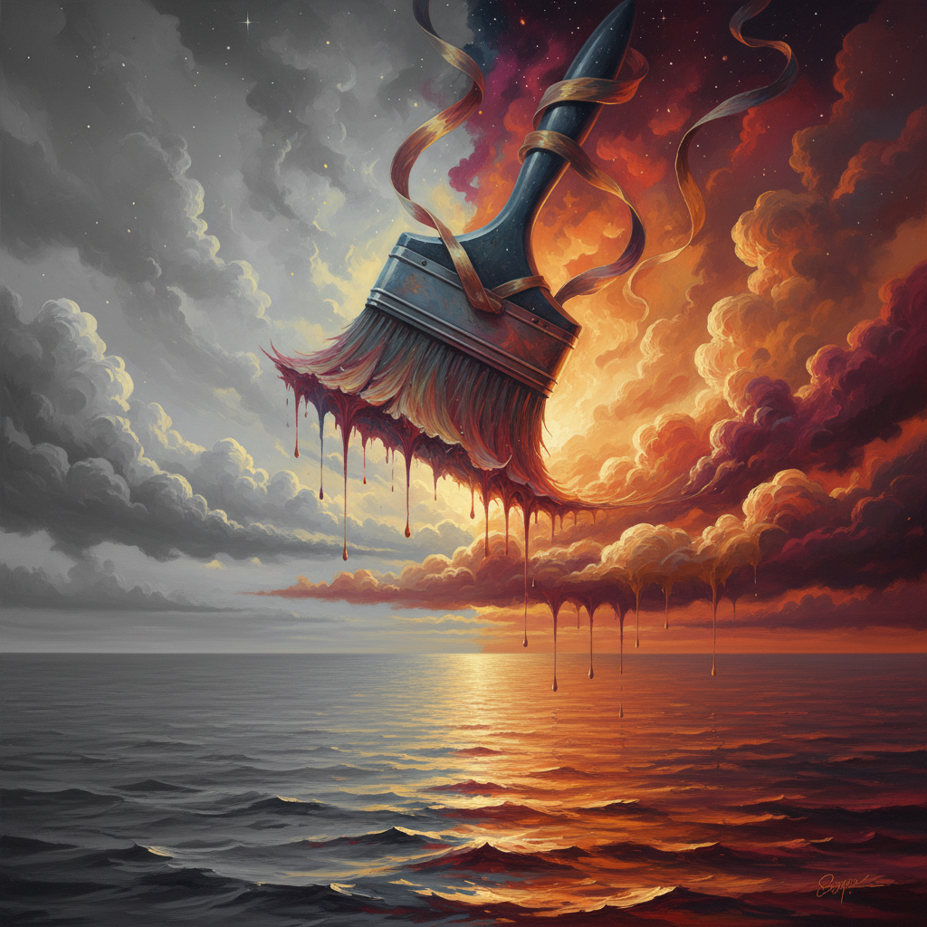 The Celestial Varnish: Painting the Dusk