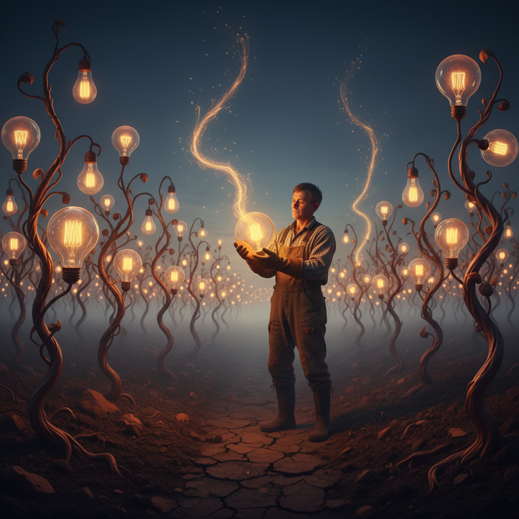The Filament Harvest: Cultivating Luminescence