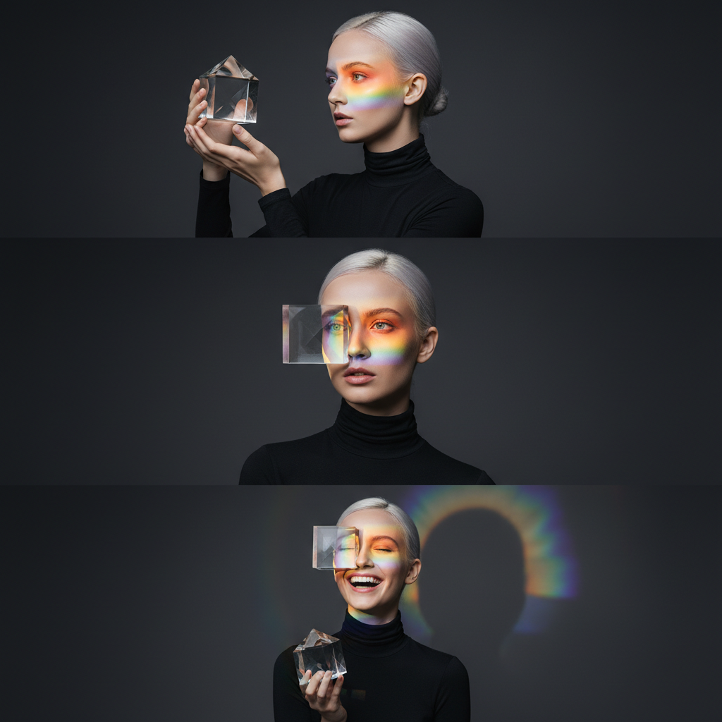 Prismatic Play: The Spectrum Portrait