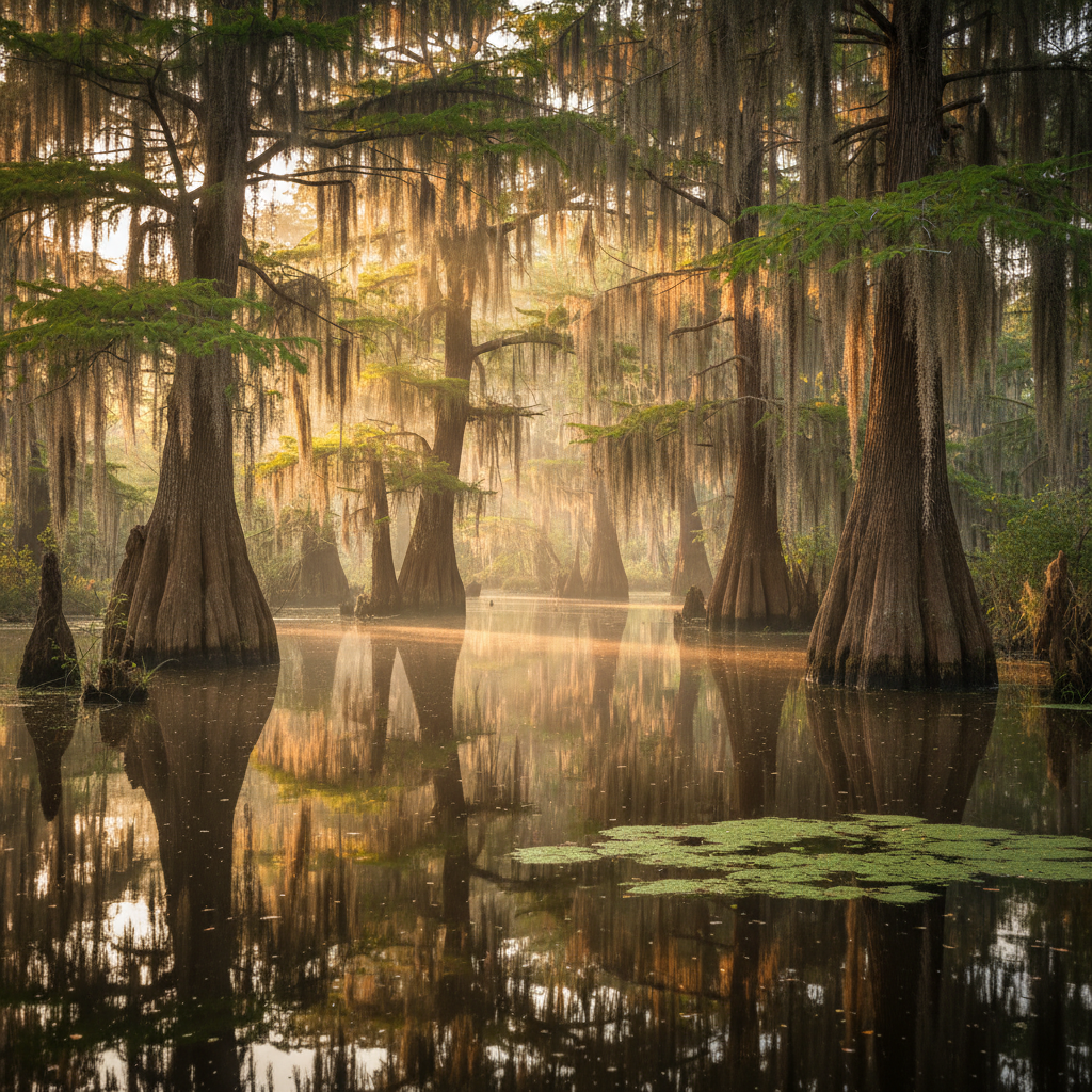 Cypress Cathedral: Bayou Morning