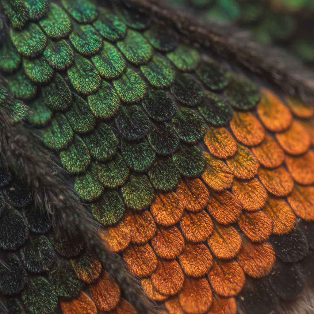 Lepidoptera Mosaic: The Sunset Wing
