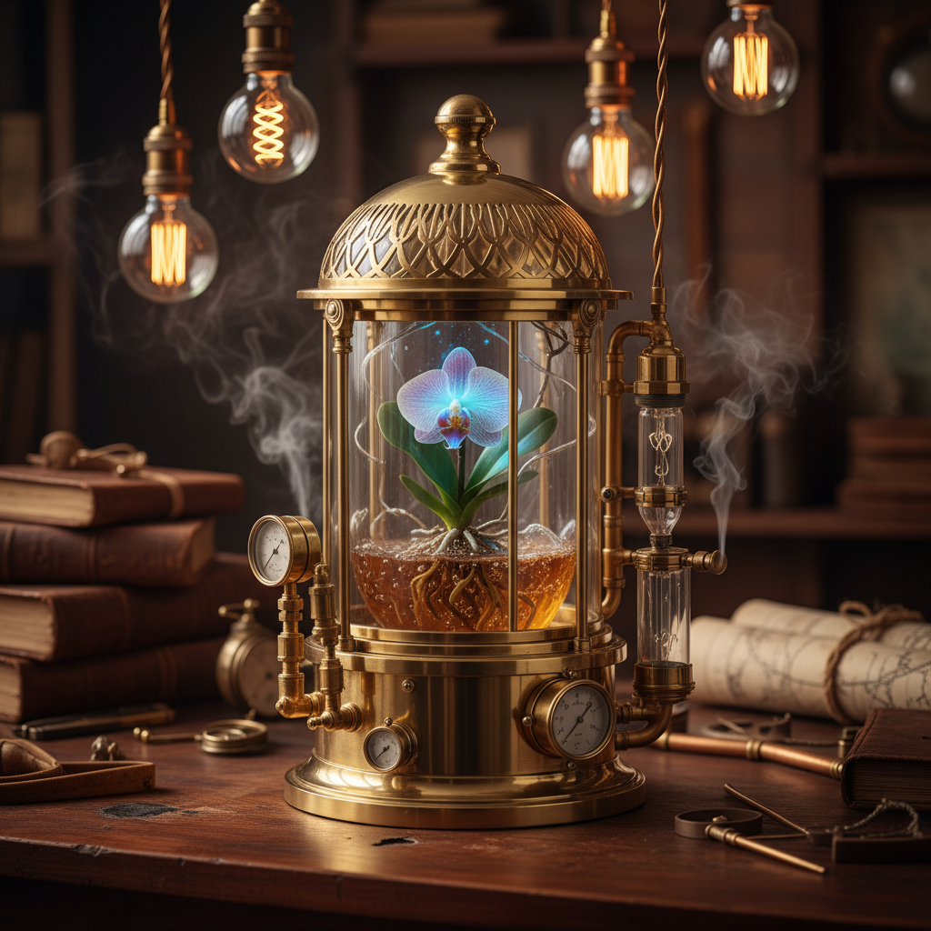 Nebula Orchid: Aether-Botanist's Dream