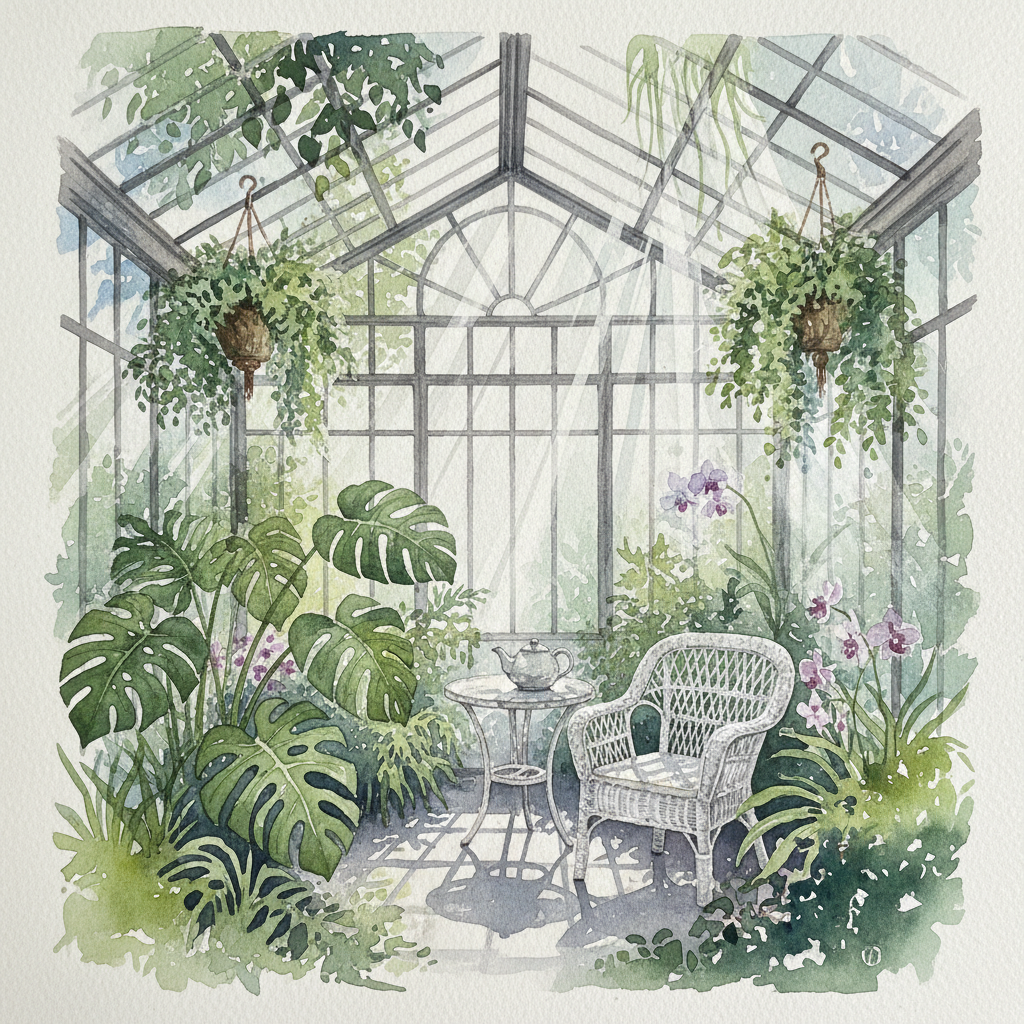 The Verdant Solarium: Morning Light