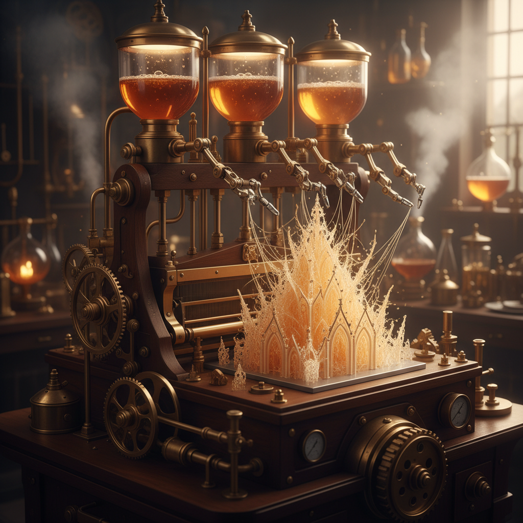 The Alchemic Confectioner: Spun Sugar Symphony