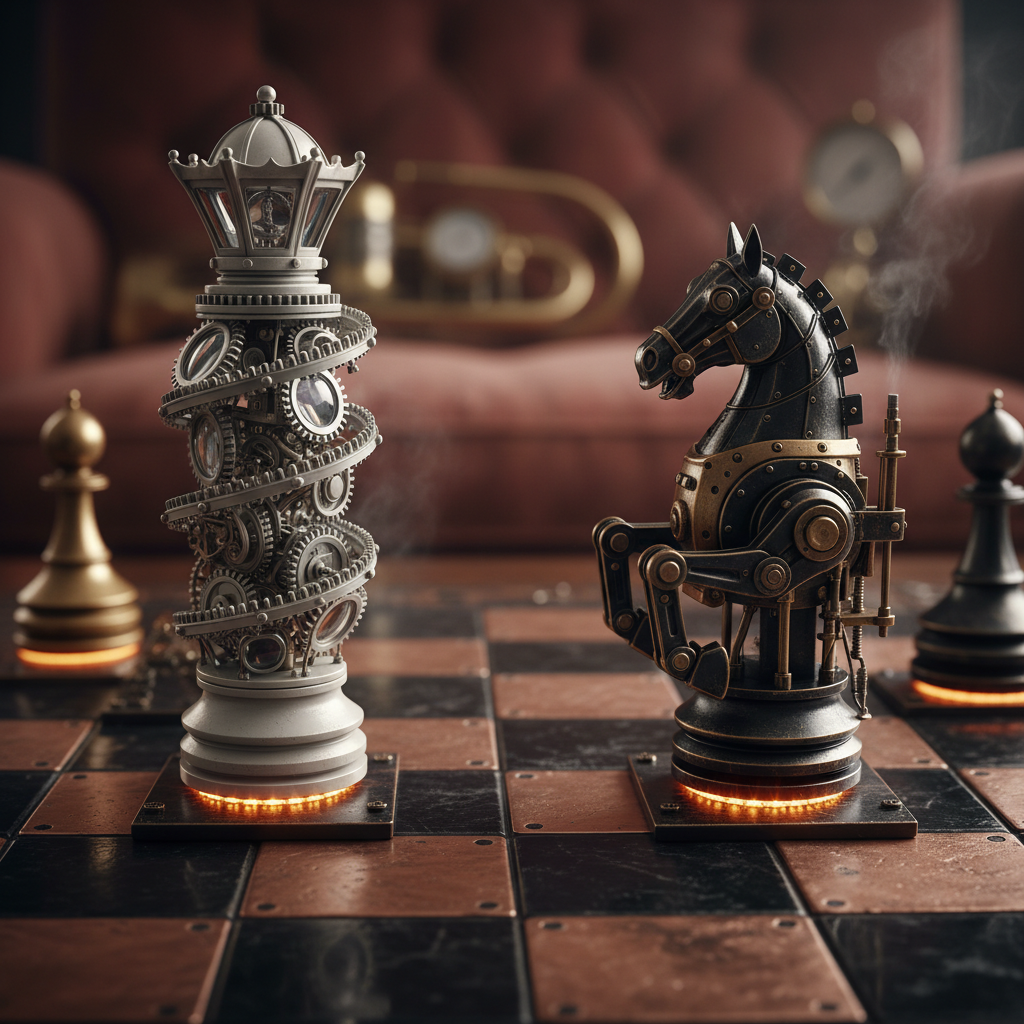 The Pneumatic Gambit: Strategy in Brass