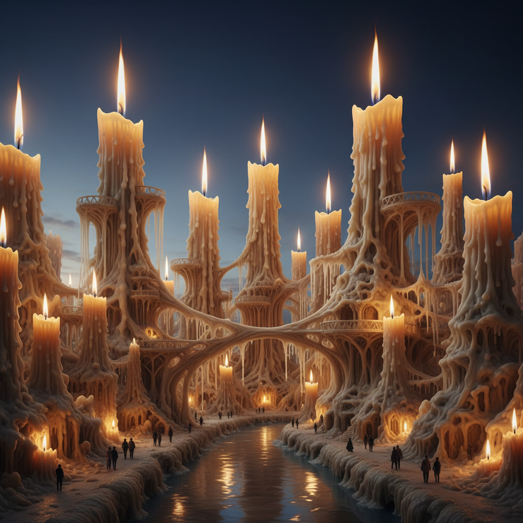 Metropolis of Wick and Wax