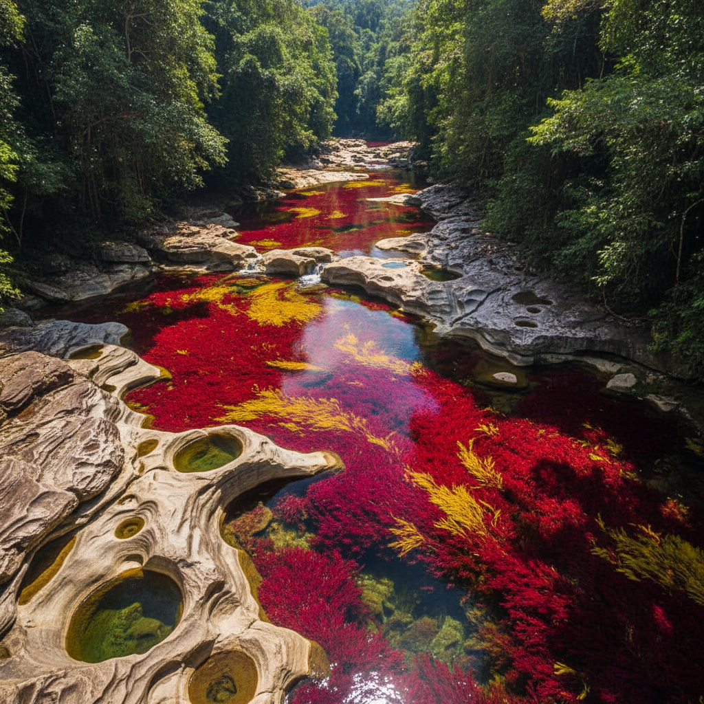 Chromatic Currents: The River of Gods