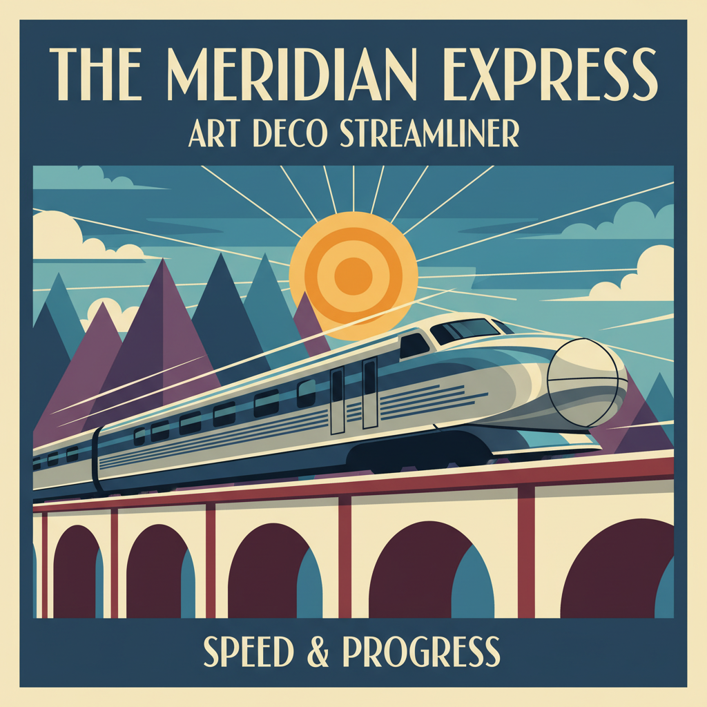 Meridian Express: Art Deco Velocity
