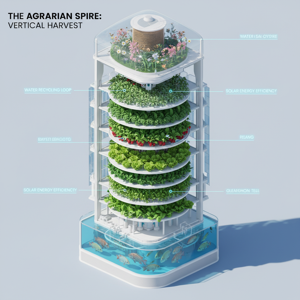 The Agrarian Spire: Vertical Harvest