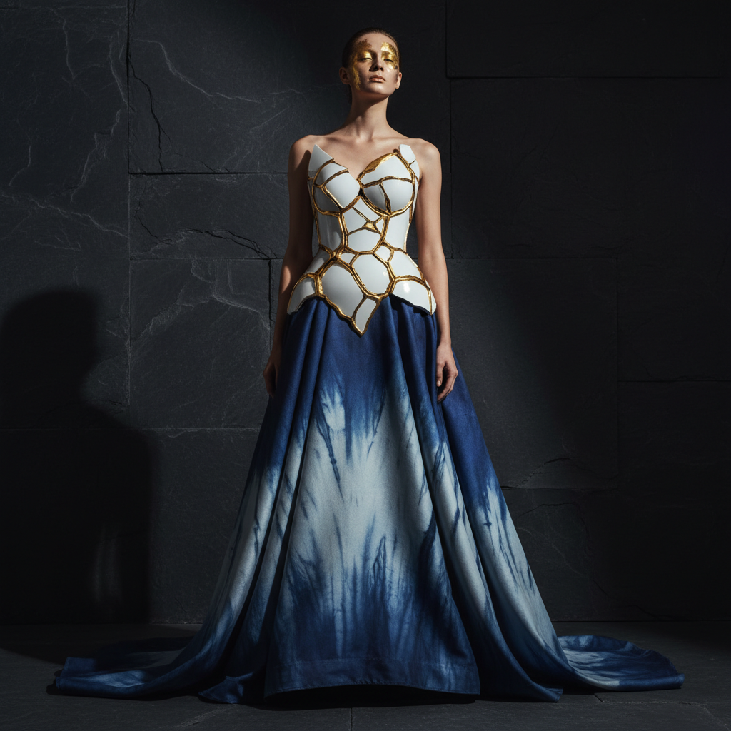 Kintsugi Couture: The Mended Muse