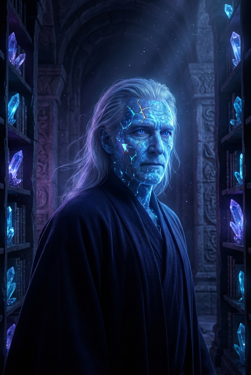 The Cerulean Archivist: Lumina Scriptorium