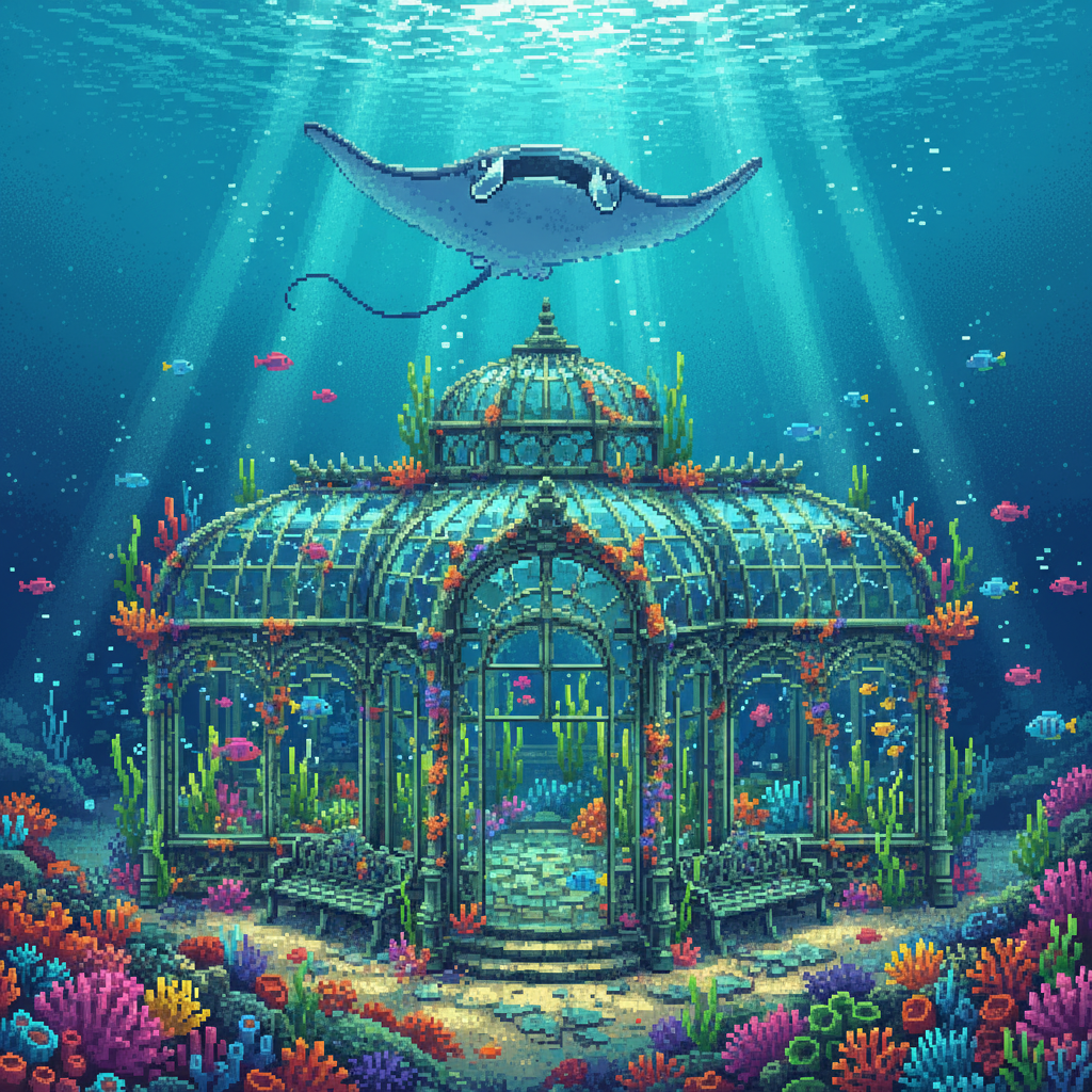Submerged Grandeur: The Coral Conservatory