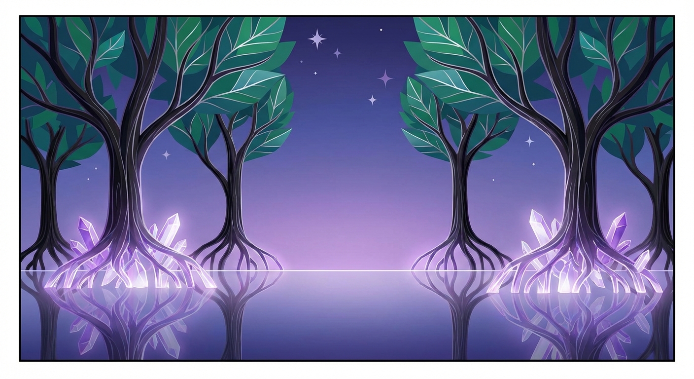 Amethyst Reflections at Twilight