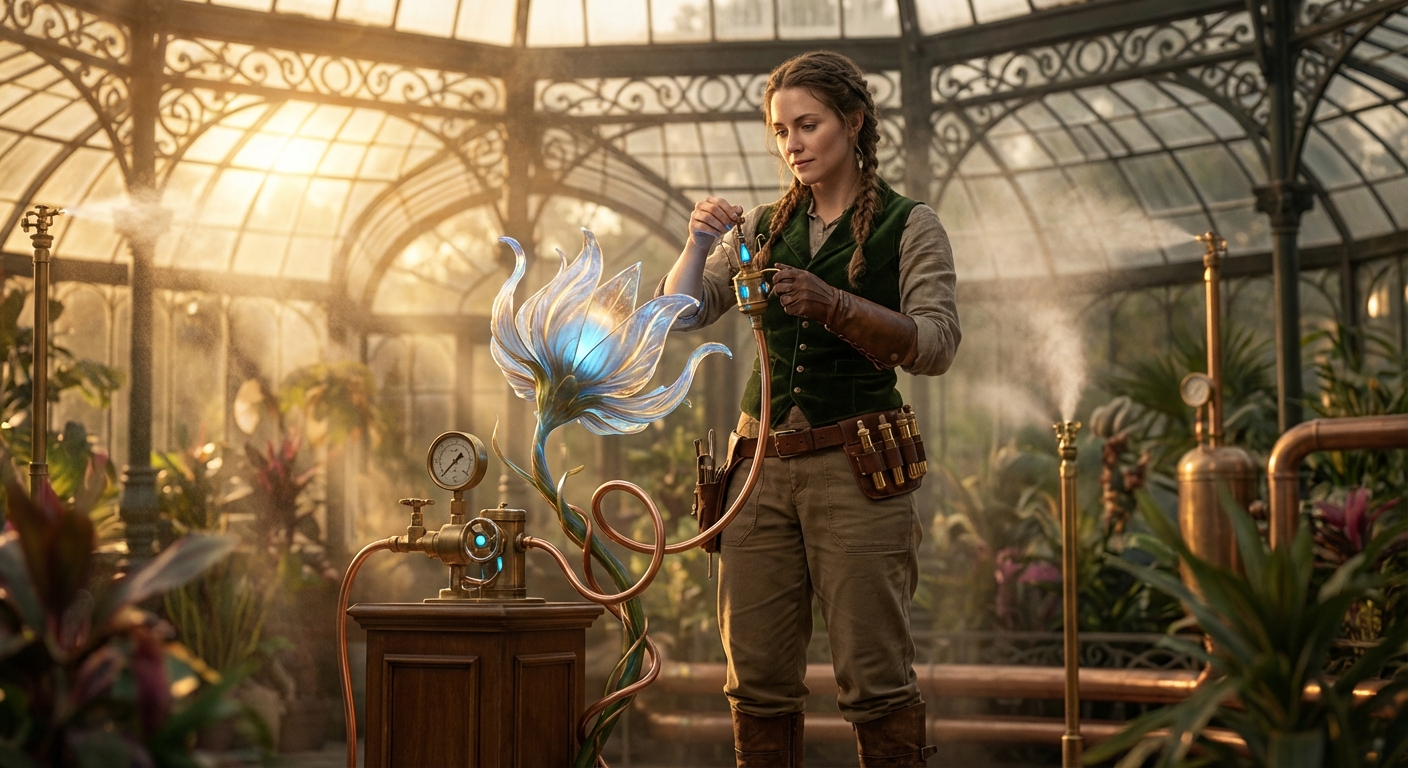 Aetherial Bloom: The Botanist's Sanctuary