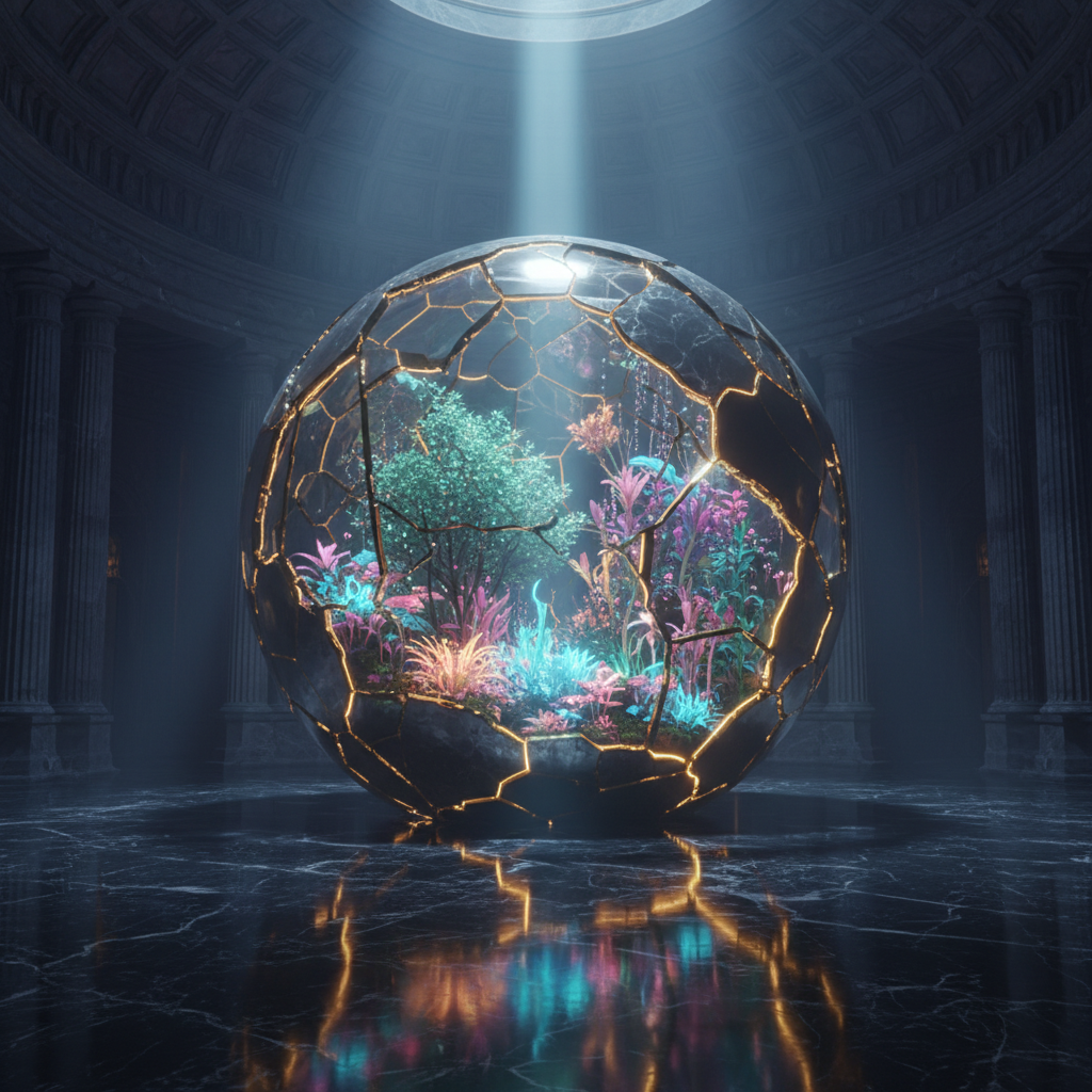 The Mended Cosmos Terrarium