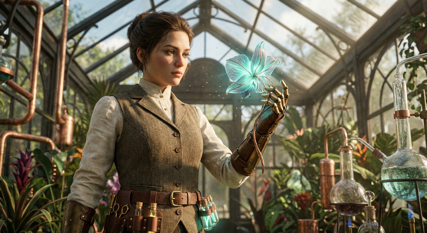 Aetheric Lumina: The Botanist's Sanctuary