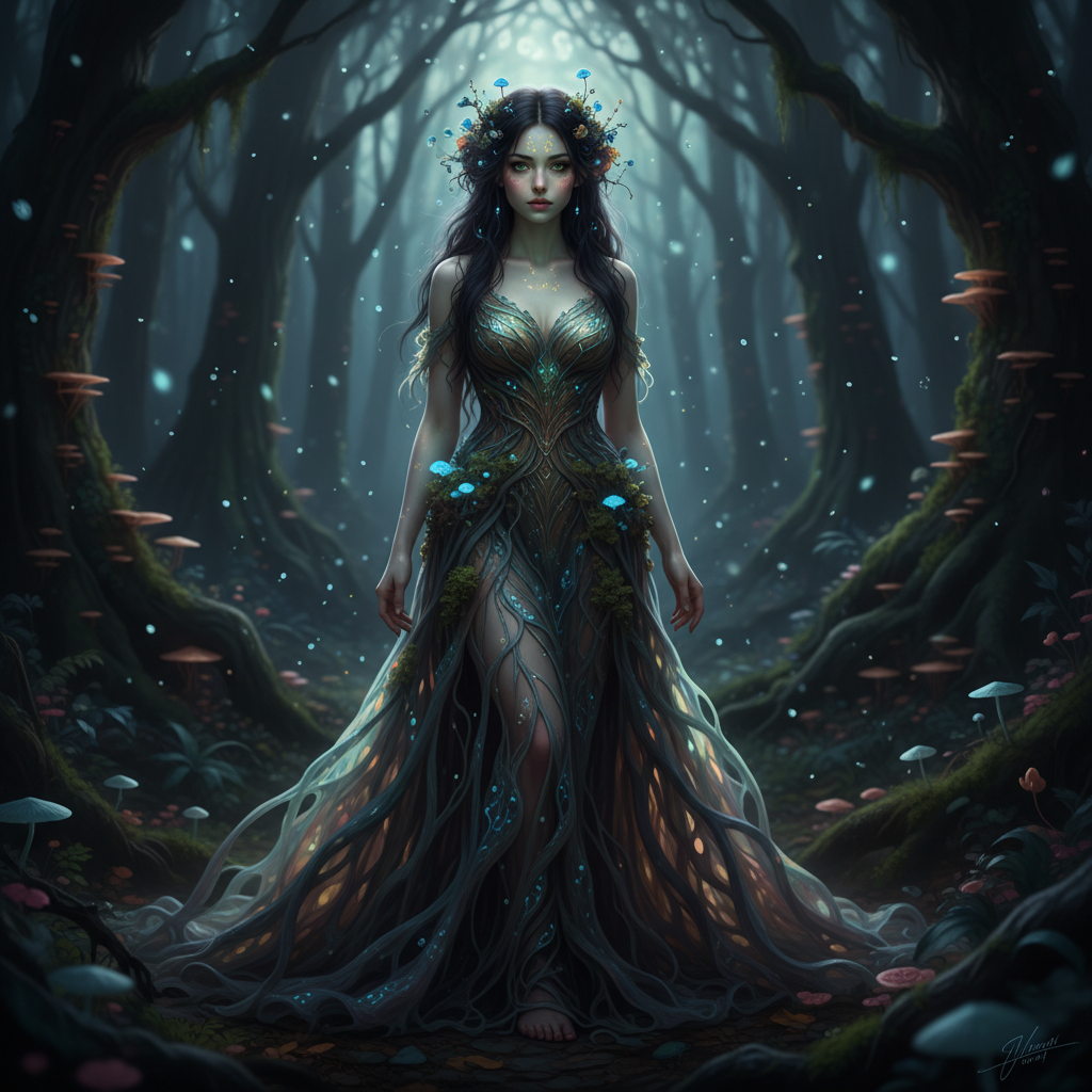 The Mycelial Oracle of Whispering Woods