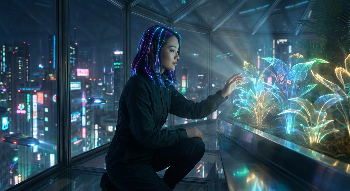Digital Eden: Neo-Kyoto's Bloom