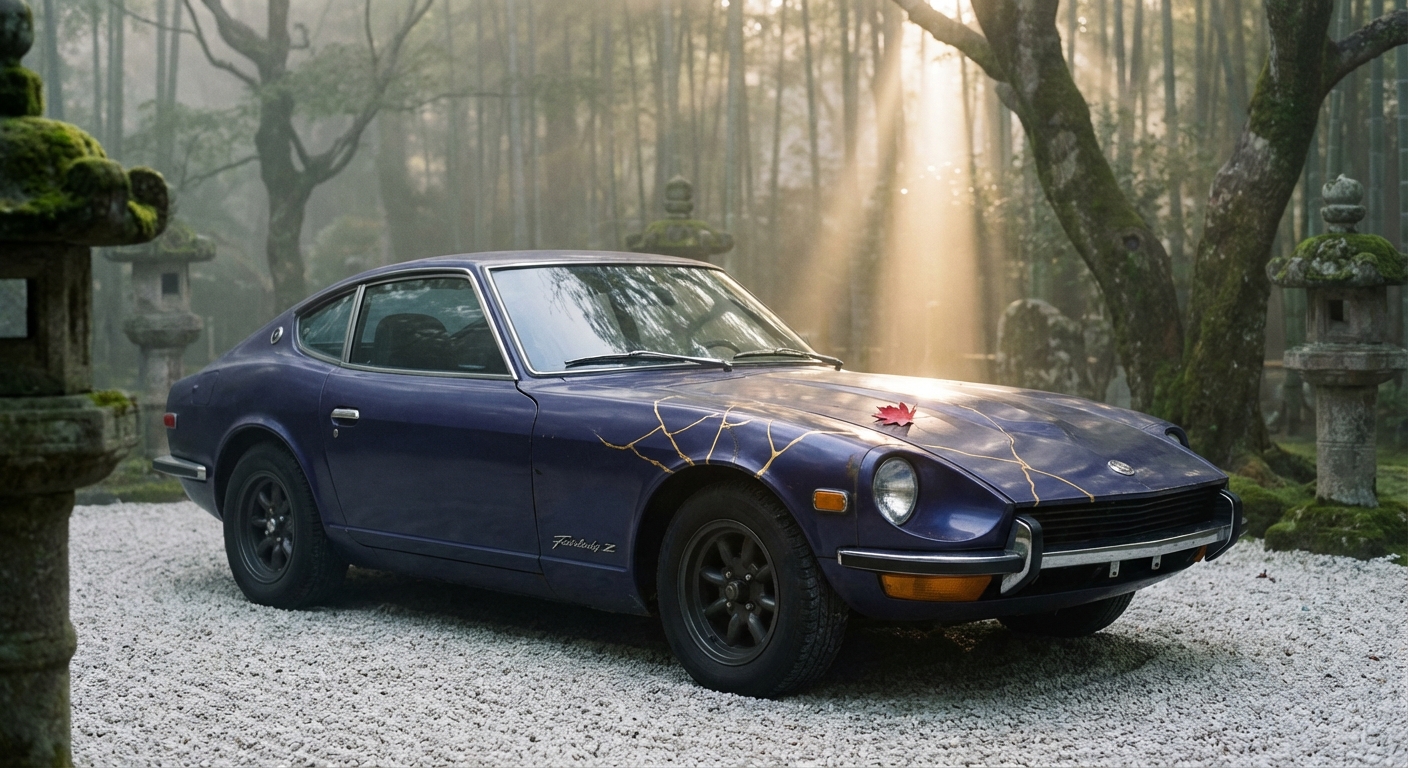 Indigo Resilience: The Golden Scars of the Fairlady Z