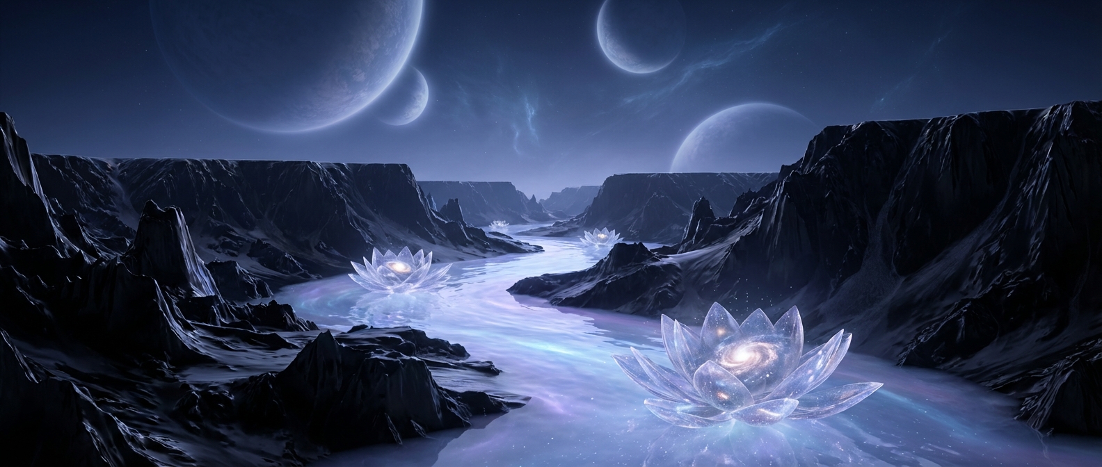 Obsidian Moonflow Canyon