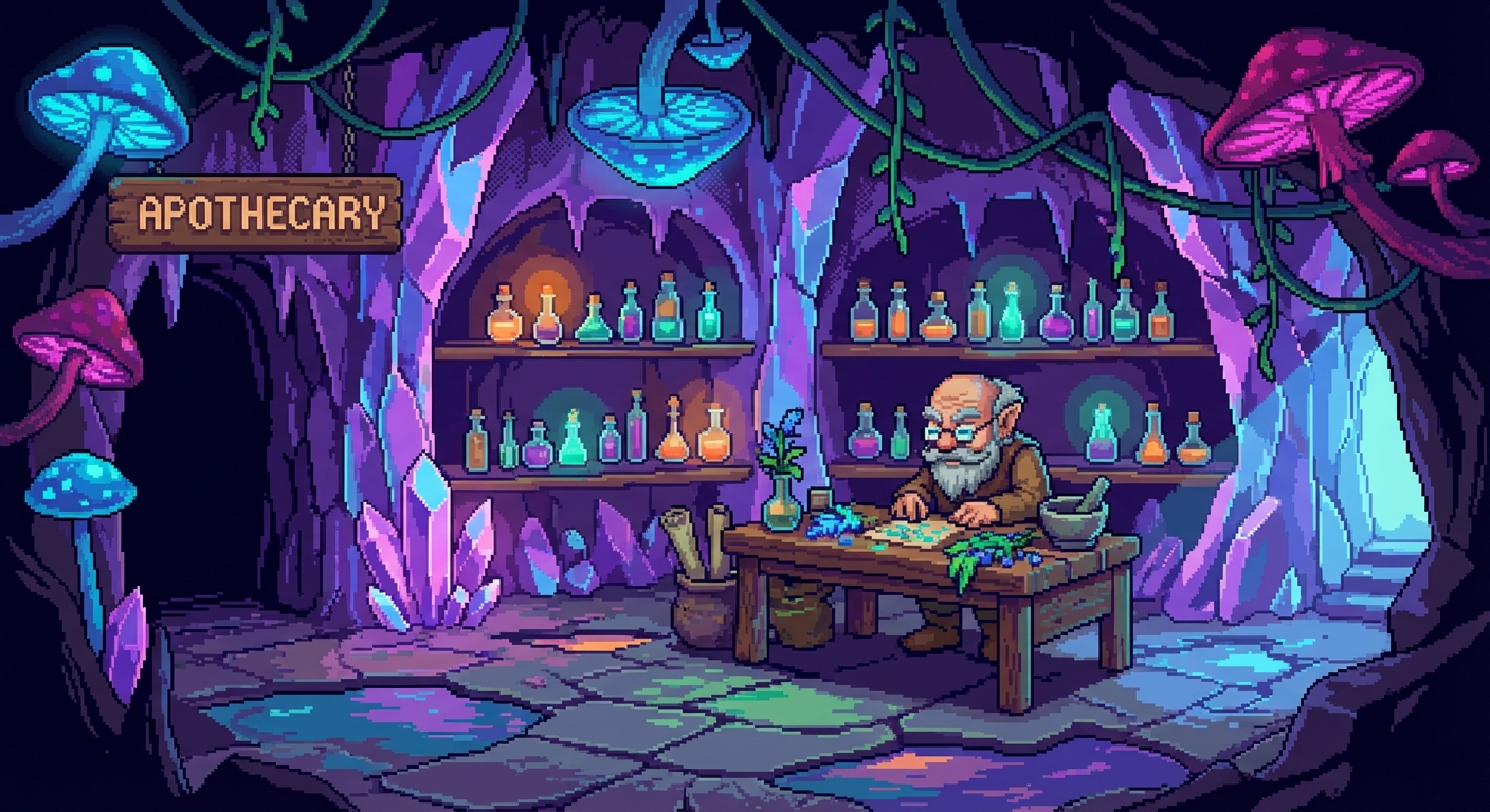 The Crystal Hearth Alchemist