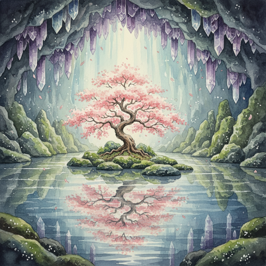Whispers of Amethyst Sakura
