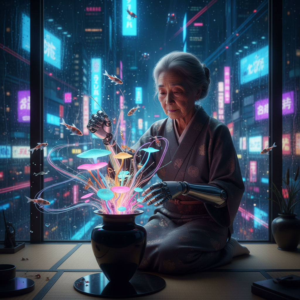 Serenity in Silicon: The Data-Ikebana Master