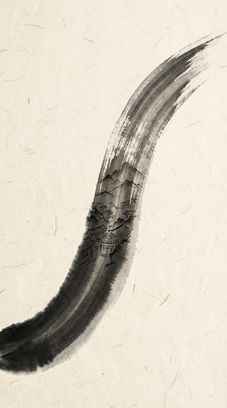 Brushstroke Meridian: Seoul Unfurled