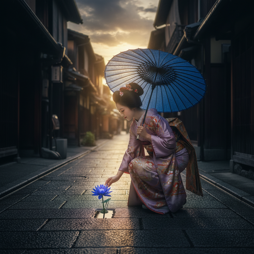 Maiko's Golden Reverie