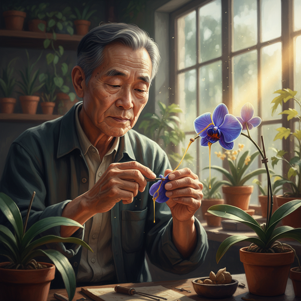 The Kintsugi Botanist: Golden Bloom
