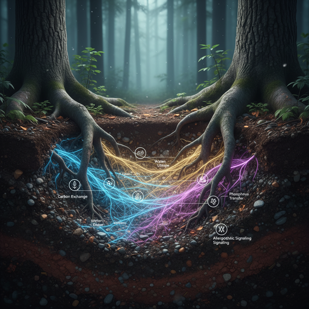 The Mycorrhizal Nexus: Subterranean Symphony