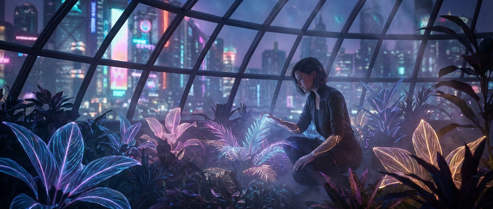 Neon Bloom Sanctuary