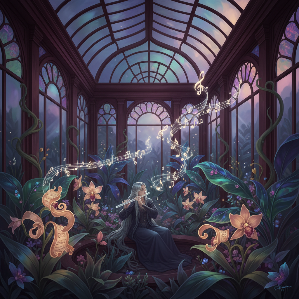 Twilight Symphony of the Iridescent Conservatory