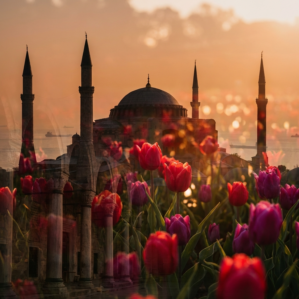 Double Exposure Hagia Sophia