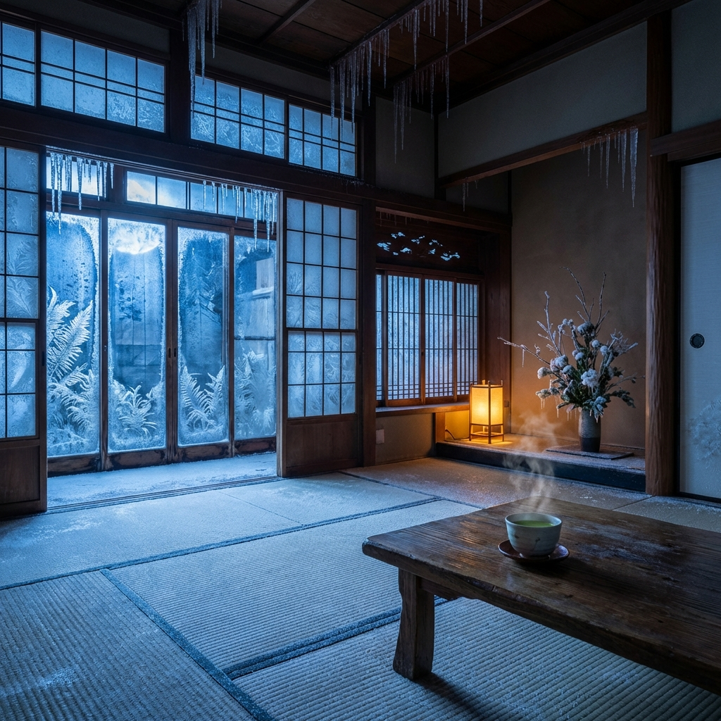 Frozen Ryokan Sanctuary