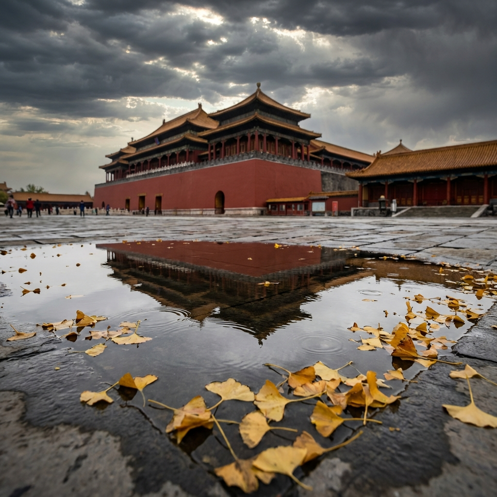 Forbidden City Rain Mirror