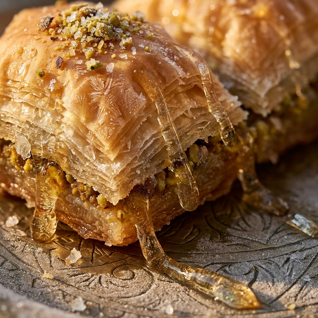 Frozen Baklava Crystals
