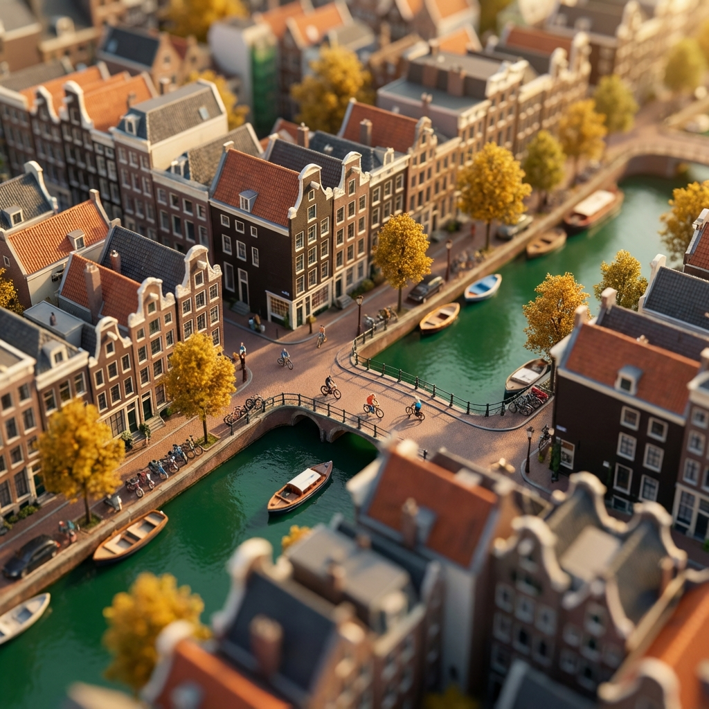Miniature Amsterdam Canals