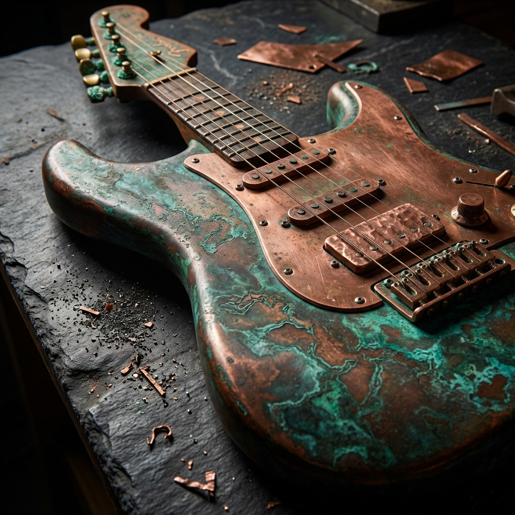 Copper Patina Stratocaster