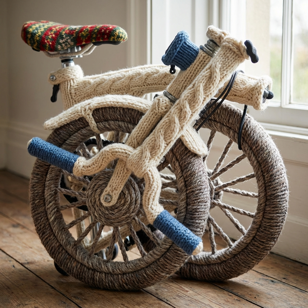 Knitted Brompton Bike