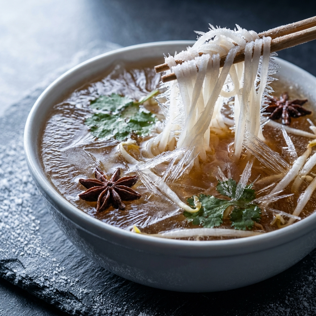 Frozen Pho Suspended in Time