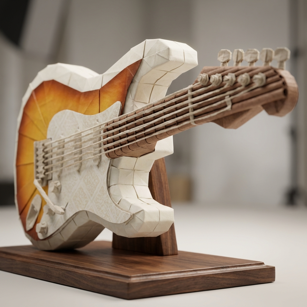 Origami Fender Stratocaster