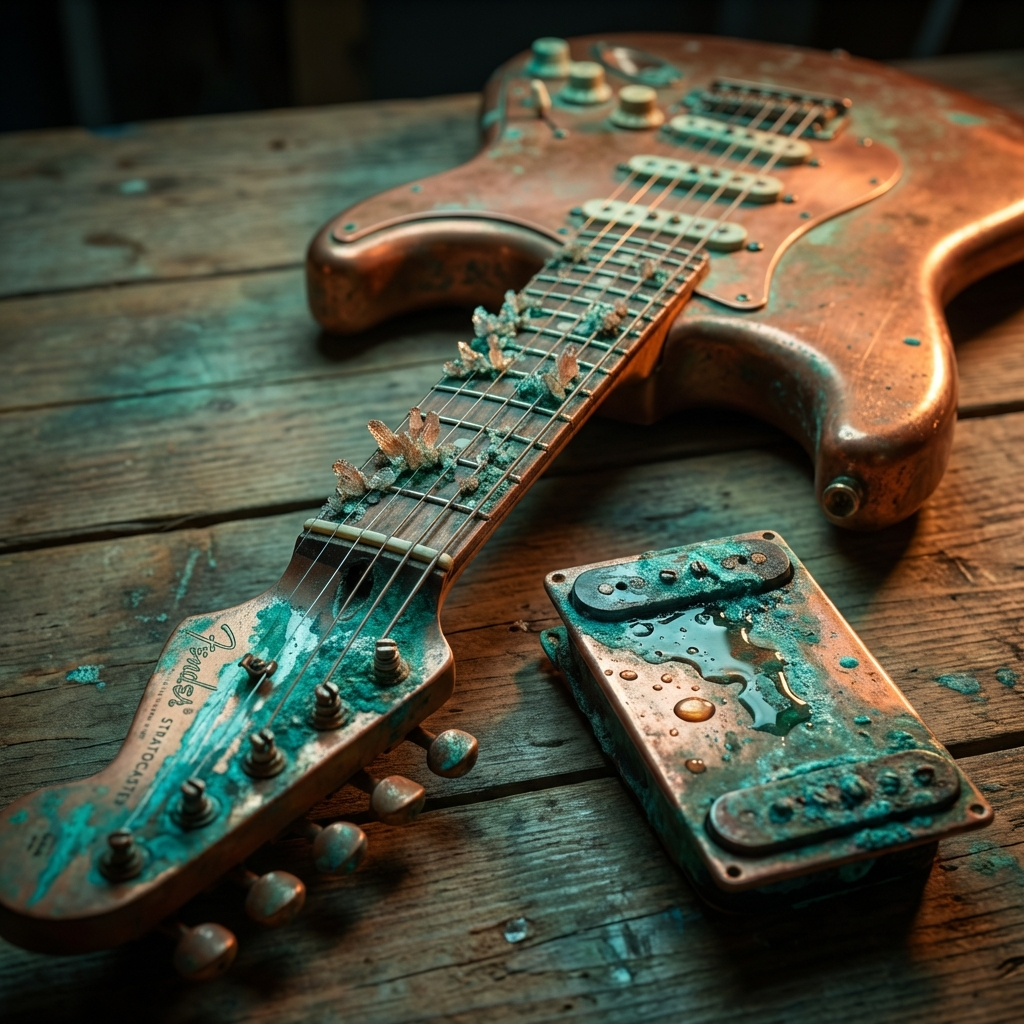 Copper Patina Stratocaster