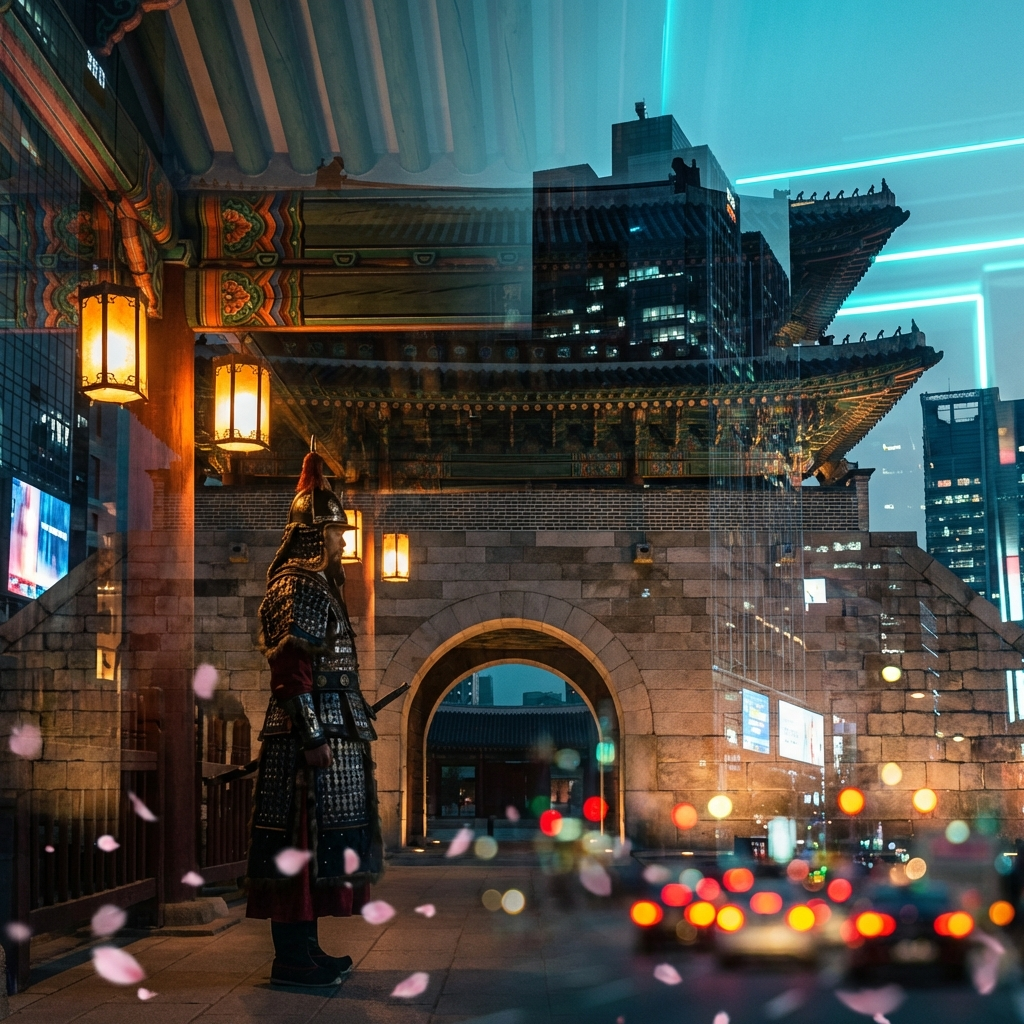Joseon Meets Neon Seoul