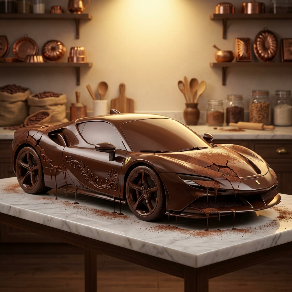 Chocolate Ferrari SF90
