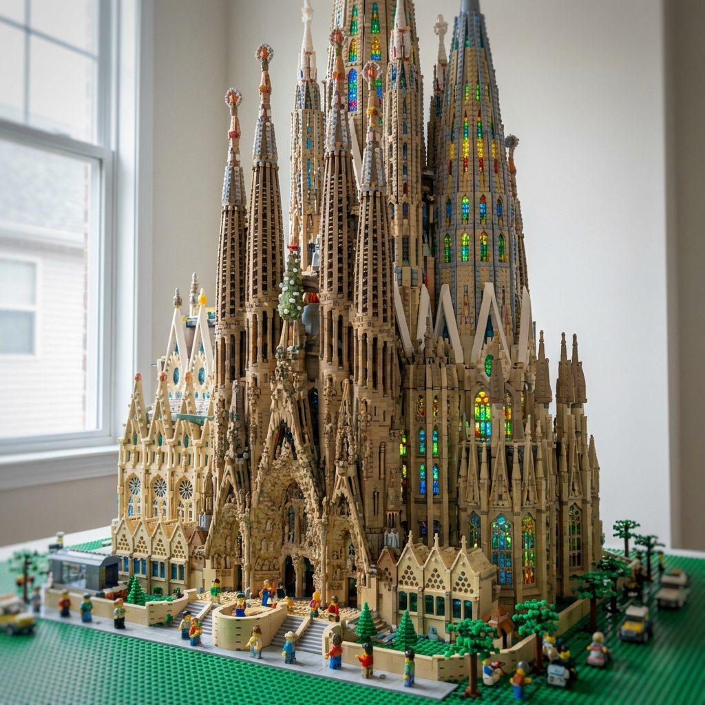 Brick-Built Sagrada Familia