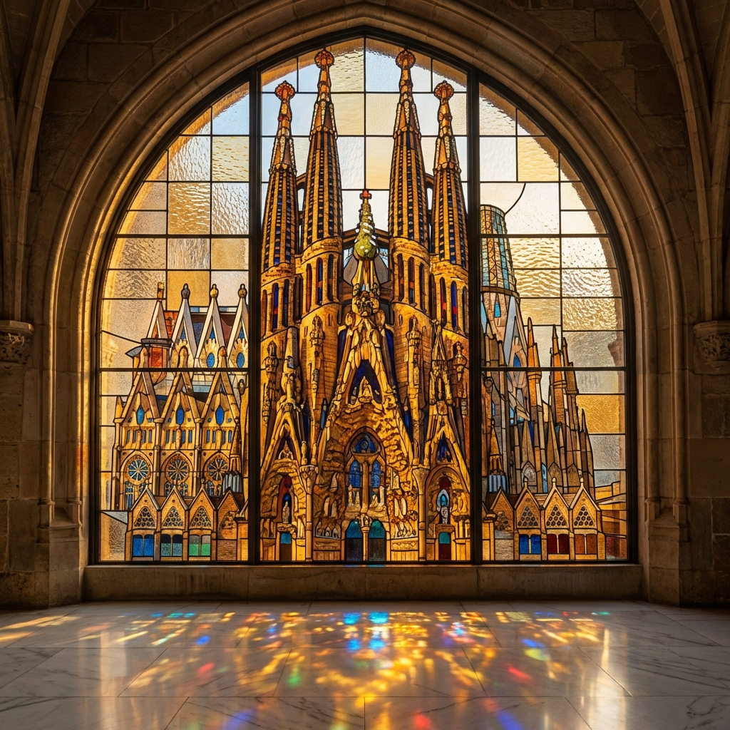 Stained Glass Sagrada Familia